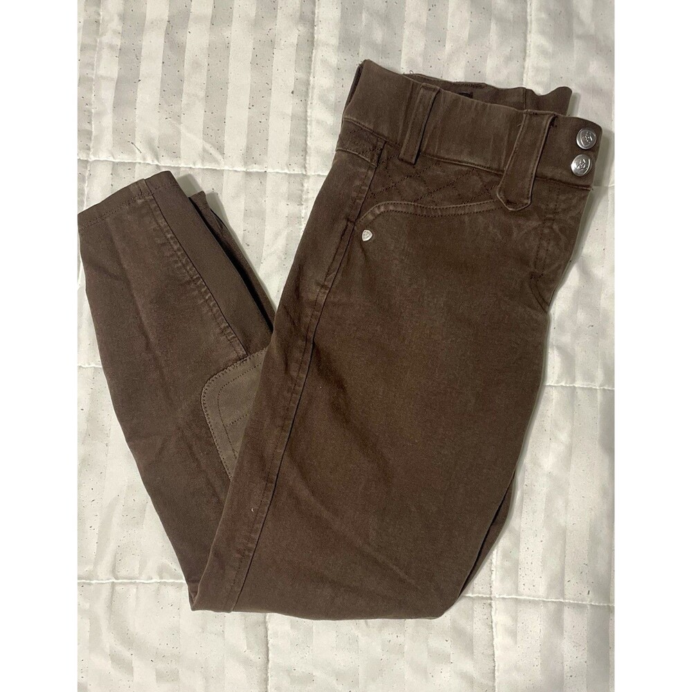 ARIAT Heritage Equestrian Riding Breeches Brown Size 24R Preowned